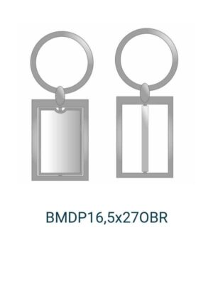 Brelok metalowy BMDP 16,5x27 OBR